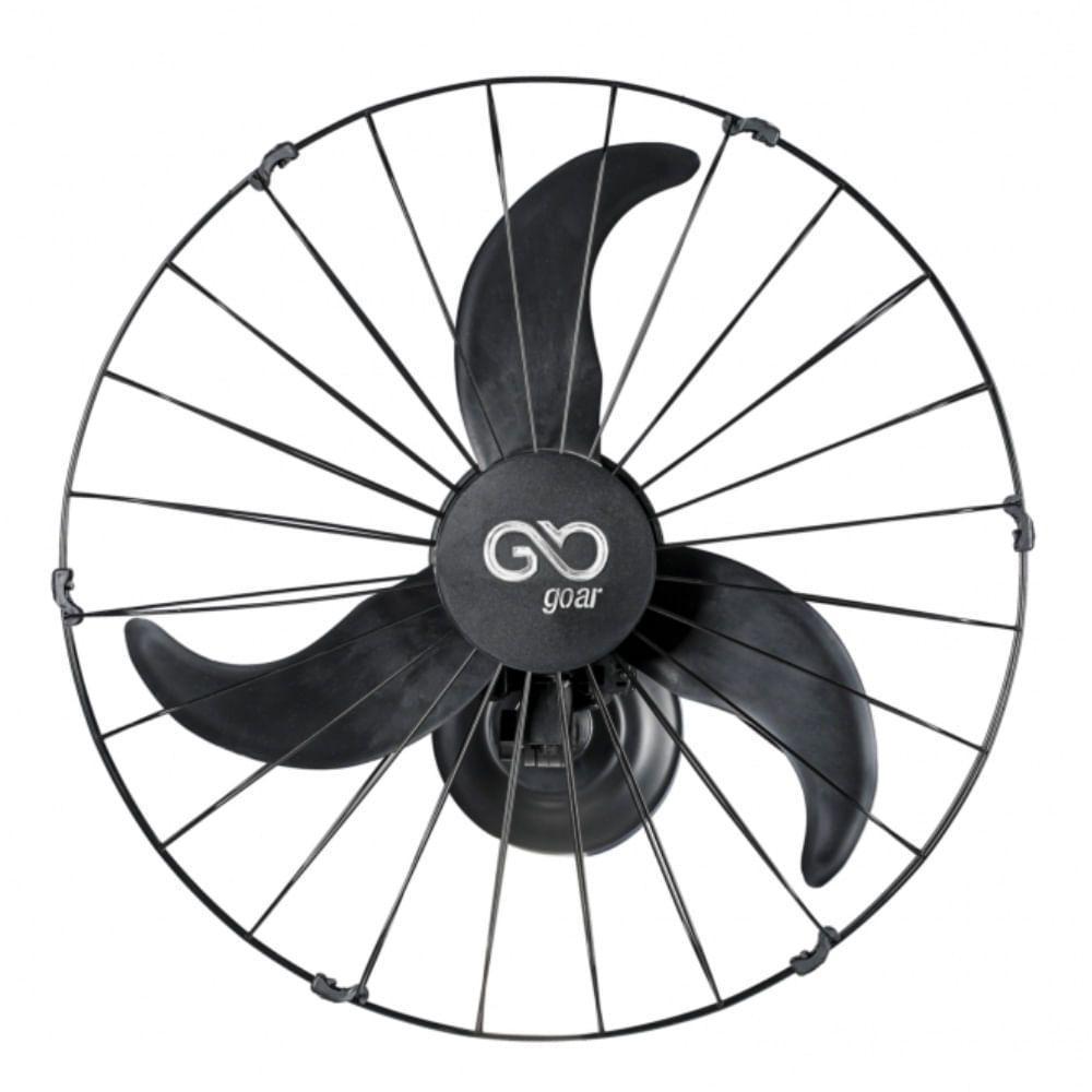 Ventilador V60 De Parede Preto 180 Watts E 220 Volts Com 60 Cm - Goar Ventilador V60 Cm Parede Preto 180w 220v Goar - 2