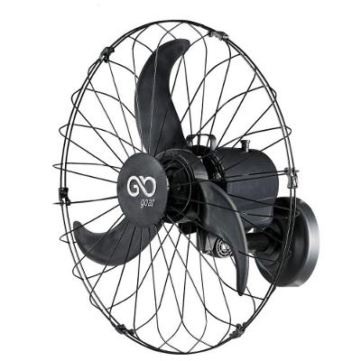 Ventilador de Parede Oscilante Goar 180W 60cm Preto V60 220V para Uso Comercial