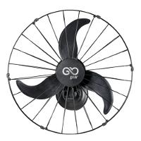 Ventilador V60 De Parede Preto 180 Watts E 220 Volts Com 60 Cm - Goar Ventilador V60 Cm Parede Preto 180w 220v Goar - 2