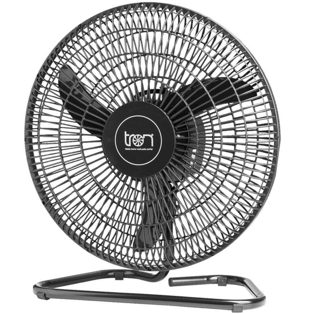 Ventilador Oscilante De Mesa Preto Com Grade Pp 50cm - 51.01-1109 - Tron Ventilador Osc.at 50cm Mesa Pt Grade Pp - 1