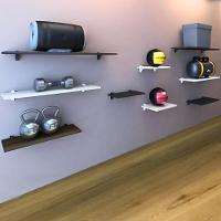 Prateleira Em Mdp Com Suporte 25x80cm Nogueira - Clip-2580-ff-nr - Multivisão - 1