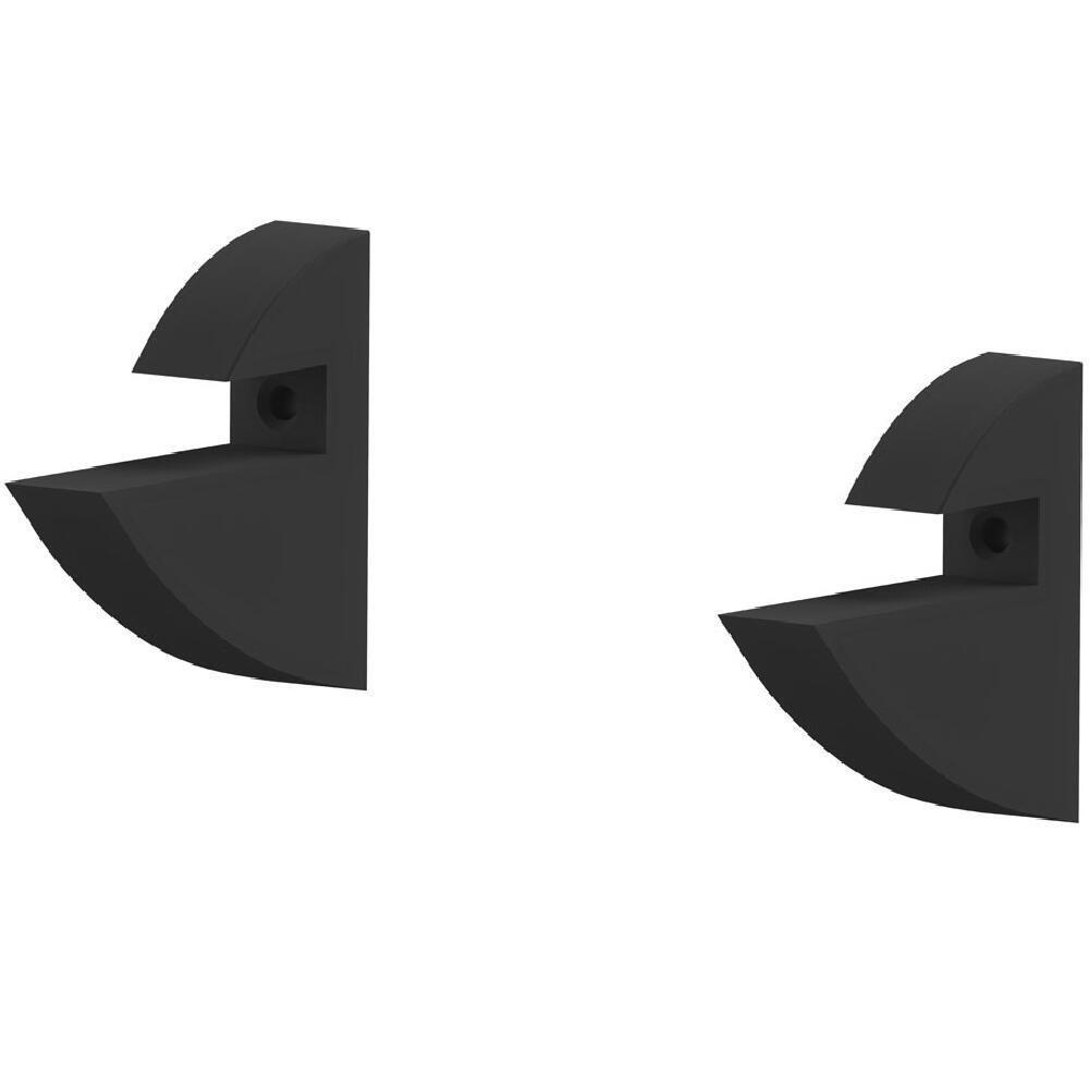 Prateleira Em Mdp Com Suporte 25x100cm Preto - Clip-25100-uv-pr - Multivisão - 1