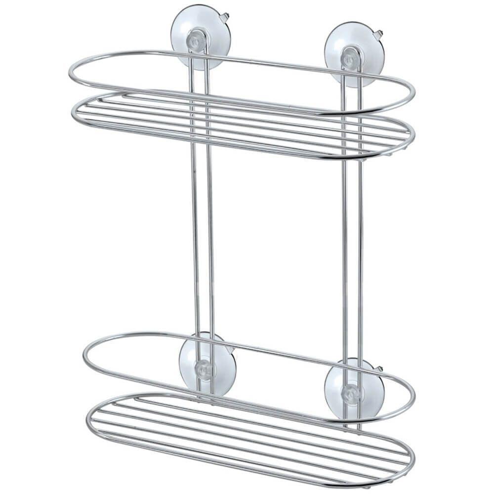 Suporte Prateleira Duplo Cromado - 1506 - Arthi - 1