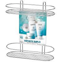 Suporte Prateleira Duplo Cromado - 1506 - Arthi - 3