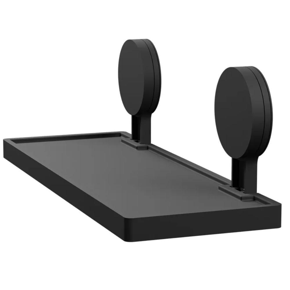 Prateleira 32,1x11,5cm Simples Com Adesivo Preto Fosco - Ad4-ps*pr-fos - Astra - 3