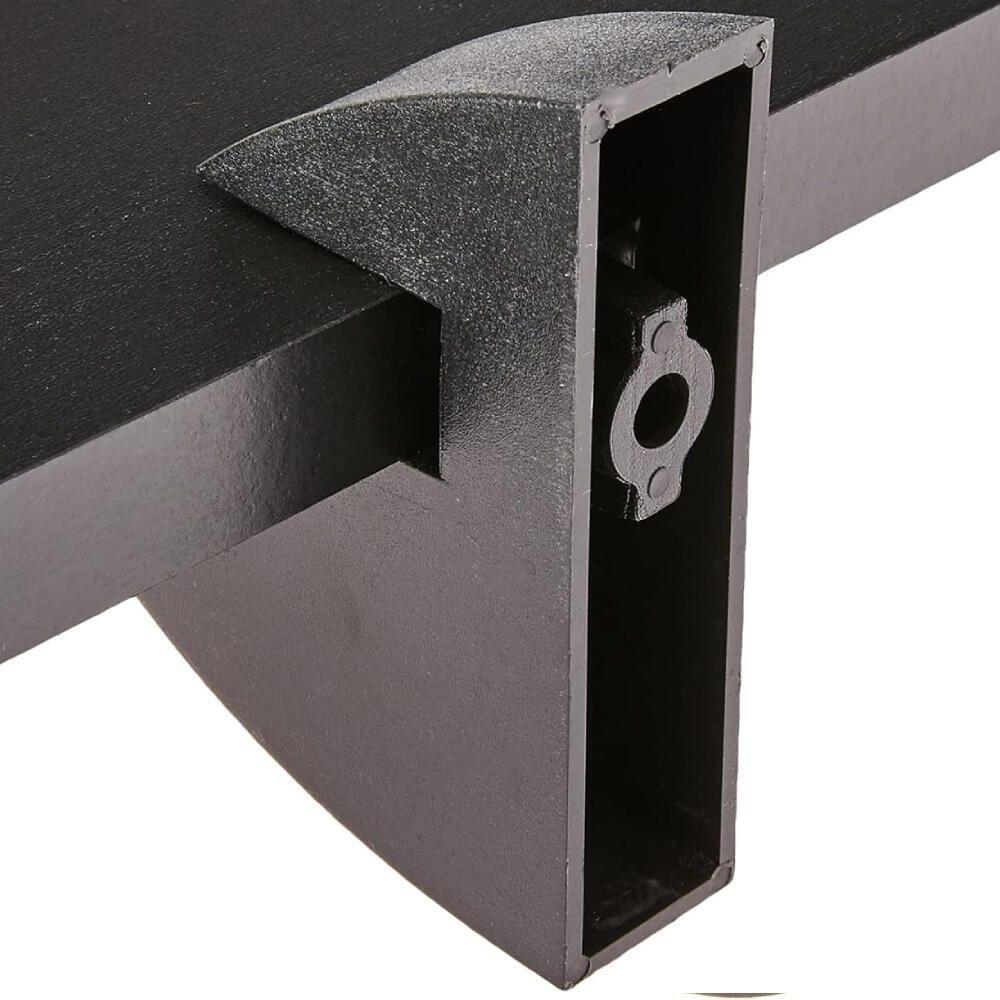 Prateleira Em Mdp Com Suporte 25x40cm Preto - Clip-2540-uv-pr Preto - Multivisão - 1