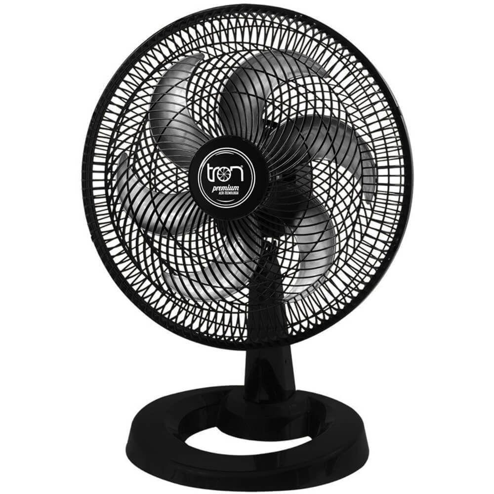 Ventilador Oscilante Premium De Mesa 50cm Pp Preto 127 Volts - 51.01-1244 - Tron - 1