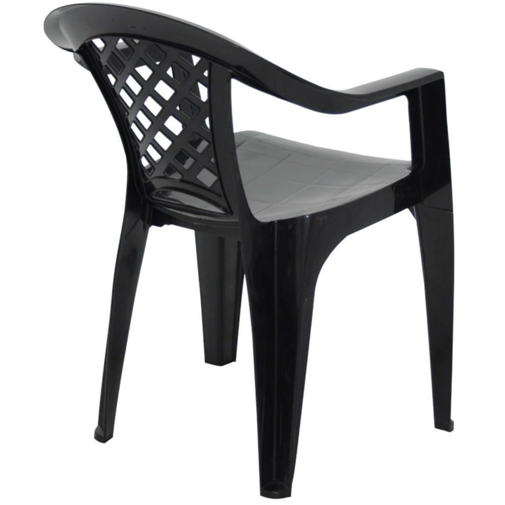 Cadeira Com Braços Iguape Preta - 92221009 - Tramontina - 5