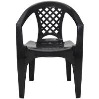 Cadeira Com Braços Iguape Preta - 92221009 - Tramontina - 1