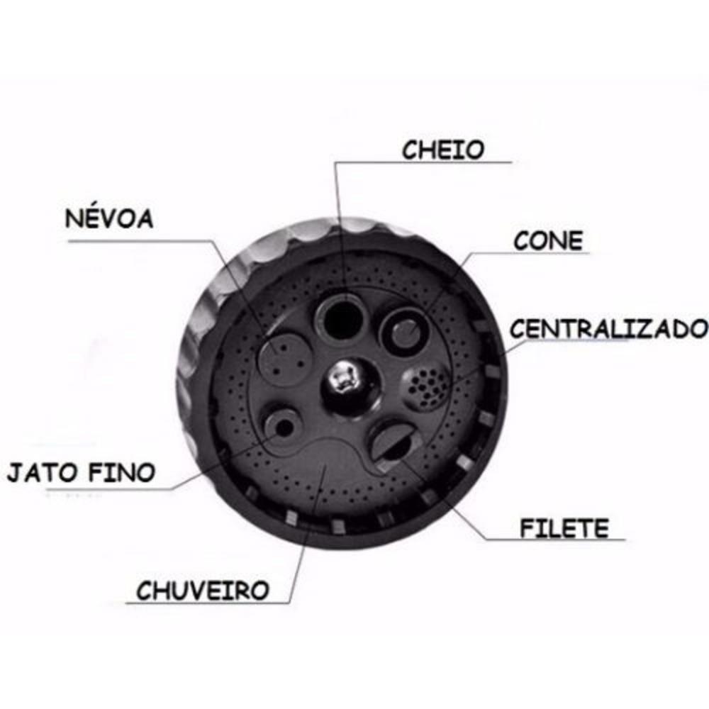 Mangueira Mágica Grande Retrátil Flexível Pistola 7 Funções - 6