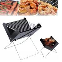 Churrasqueira Dobrável Maleta Carvão Portátil área Externa - 3