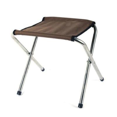 Mini Cadeira Dobrável Alumínio Leve Camping Pesca Portátil