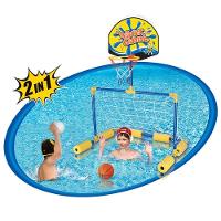 Cesta Basquete Aquática Flutuante Piscina 2 Em 1 Golzinho