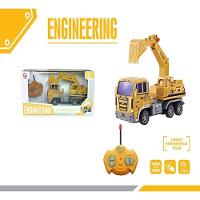 Brinquedo Caminhão Trator Escavadeira Controle Remoto E Luz - 9