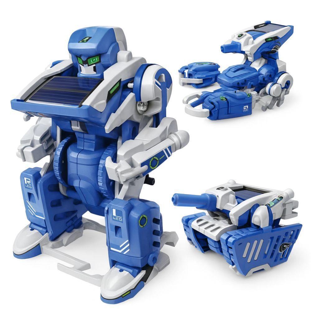 Brinquedo Robótica 3 X 1 Robô Solar Infantil Tanque Caminhão - 6