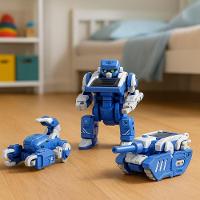 Brinquedo Robótica 3 X 1 Robô Solar Infantil Tanque Caminhão - 2