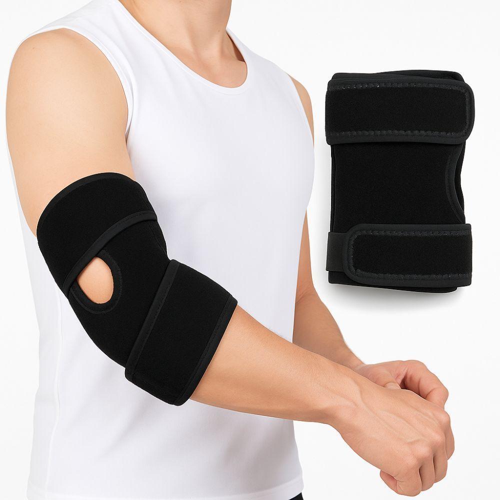 Cotoveleira Ortopédica Ajustável Tensor Compressão Academia - 1