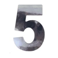 Número 5 Em Acm Espelhado 60mm - 360-5 - Numeral - 1
