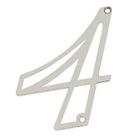 Número Residencial Em Zamak Niquelado 4 - 95721 - Silvana - 1