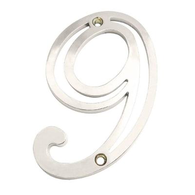 Número Residencial Em Zamak Niquelado 9 - 95776 - Silvana