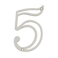 Número Residencial Em Zamak Niquelado 5 - 95738 - Silvana - 1