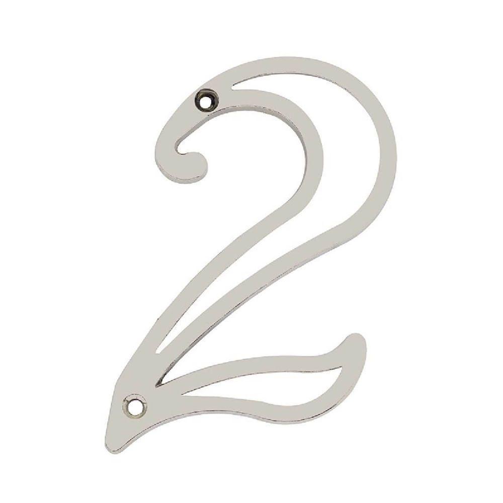 Número Residencial Em Zamak Niquelado 2 - 95707 - Silvana - 1