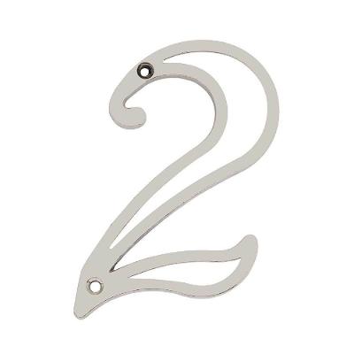 Número Residencial Em Zamak Niquelado 2 - 95707 - Silvana