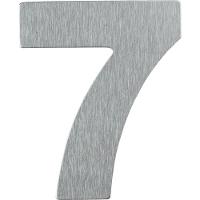 Número Residencial Em Alumínio Composto Escovado 125mm Nº 7 - Pr3001-7 - Pincéis Atlas - 1