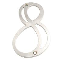 Número Residencial Em Zamak Niquelado 8 - 95769 - Silvana - 1