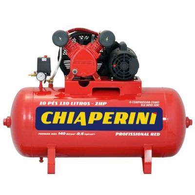 Compressor De Ar 10-110 Red Média Pressão 10 Pcm 110 Litros Monofásico - 19195 - Chiaperini