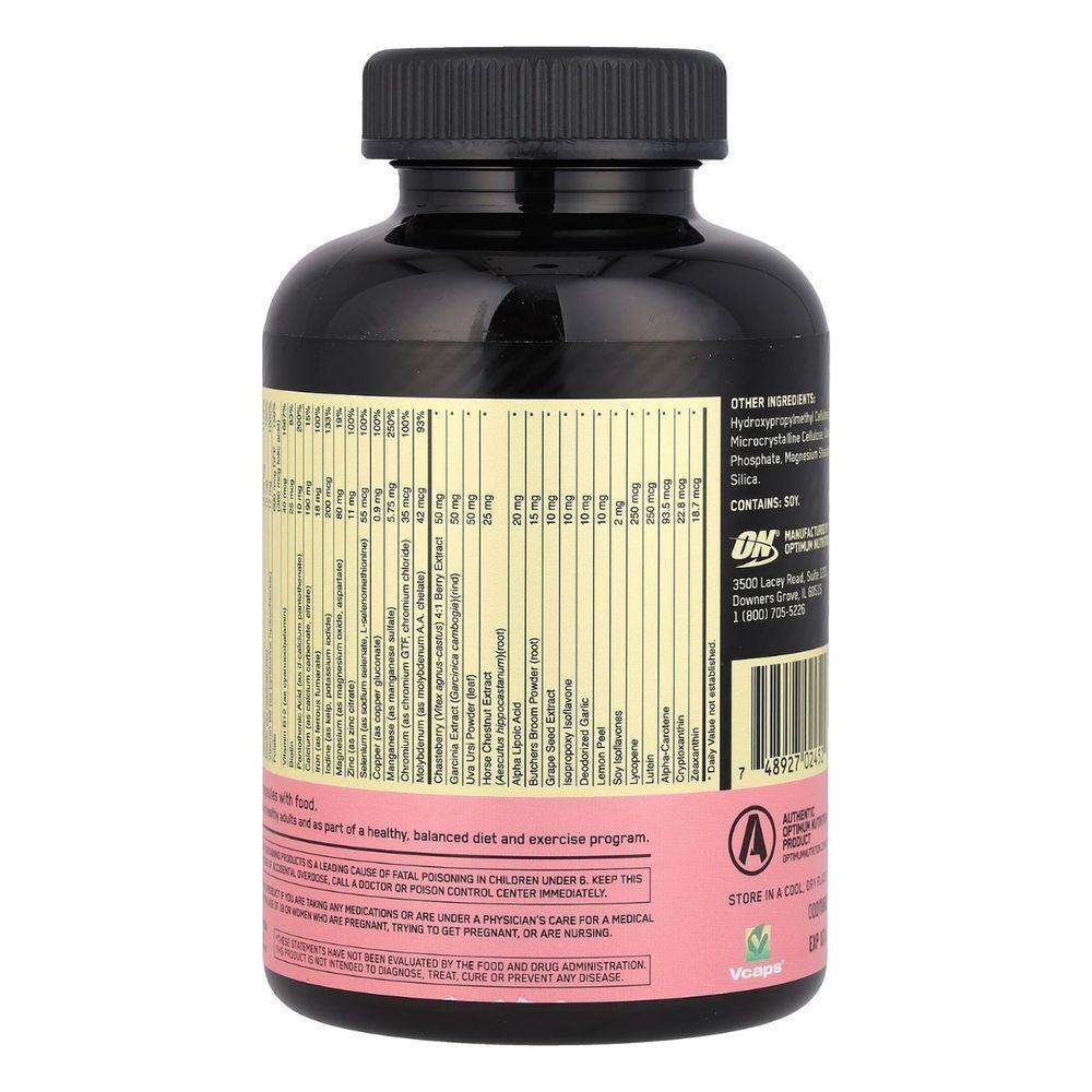 Multivitamínico Opti-women 120 Cápsulas Optimum Nutrition - 3