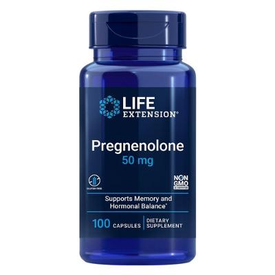 Pregnenolona 50mg 100 Cápsulas Life Extension