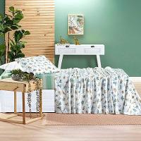 Jogo De Cama Casa Scarpa Lençol Lutti Solteiro Infantil 200 Fios Estampado 3 Peças Dinossauro Verde - 2