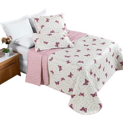 Cobre Leito Alycia Queen Micropercal 3pç 100% Poliéster - Borb