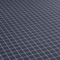 Jg Lençol Queen Chess Percal 200 Fios 3pç 80% Algodão 20% Poliéster- Cinza_esc - 5