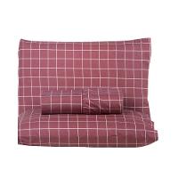 Jg Lençol Solteiro Chess Percal 200 Fios 2pç 80% Algodão 20% Poliéster - Rosé_esc - 1