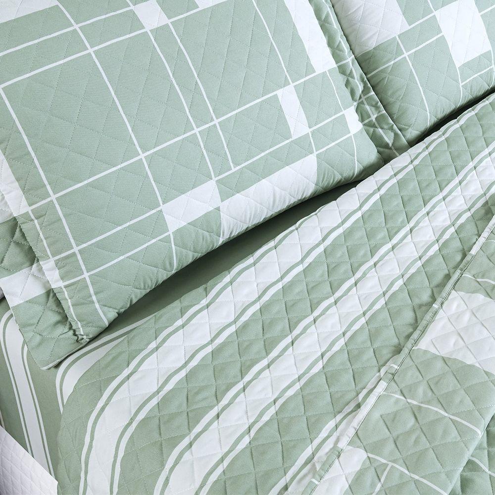 Cobre Leito Casal Spring Micropercal 100% Poliéster - Adria - 2