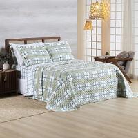 Cobre Leito Queen Spring Micropercal 100% Poliéster - York - 4