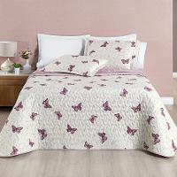 Cobre Leito Alycia Solteiro Micropercal 2pç 100% Poliéster - Borb