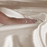 Jogo Lençol Casal Cetim Charmous 4pç 100% Poliéster - Bege