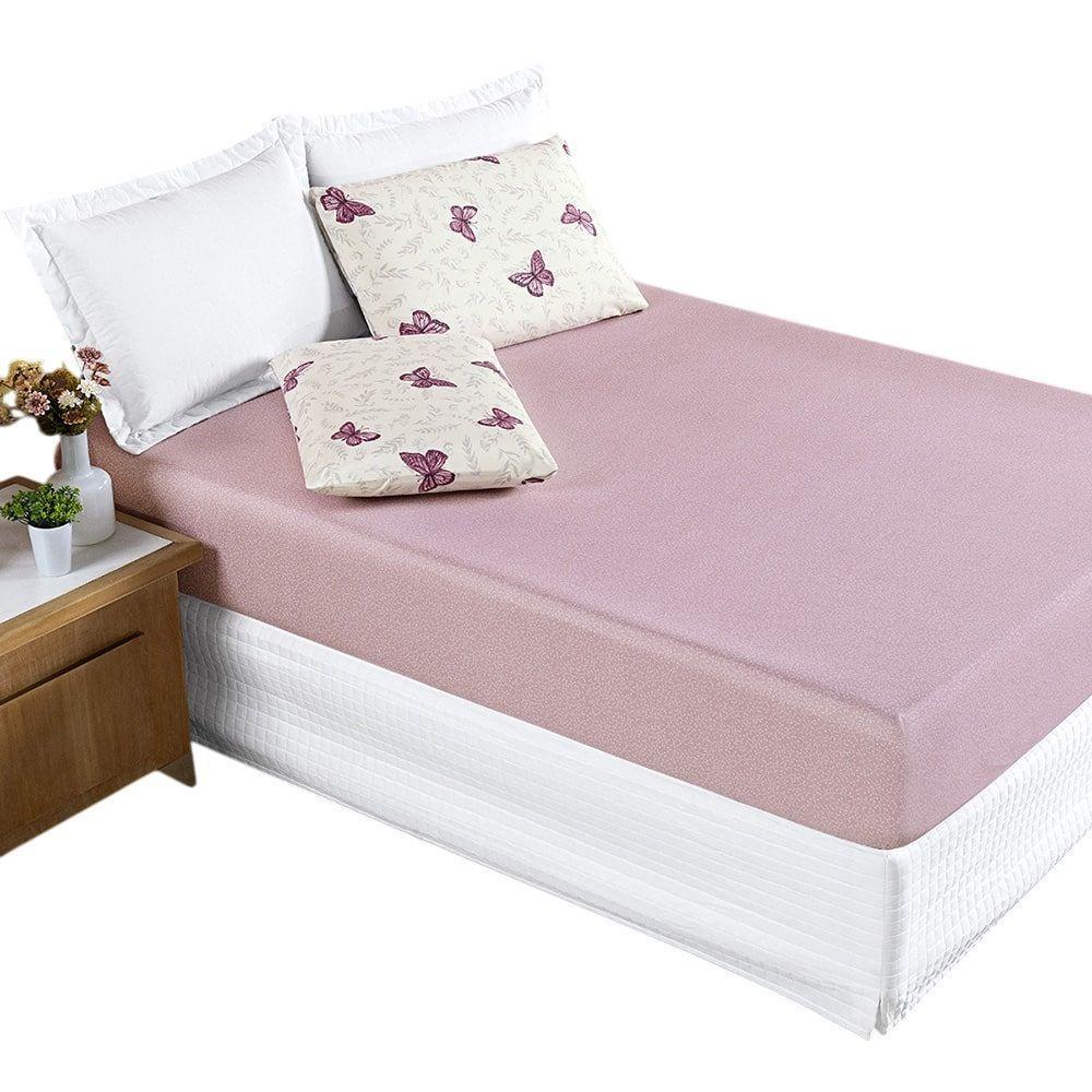 Jogo De Lençol Solteiro Alycia Micropercal 2pç 100% Poliéster - Borb - 1