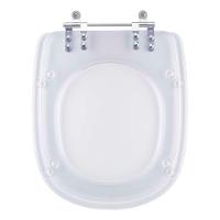 Assento Sanitário Poliéster Paris Transparente Para Ideal Standard - 1