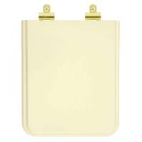 Assento Sanitário Poliester Soft Close Square Bone (bege Claro) Para Vaso Incepa Com Ferragem Dourada - 1