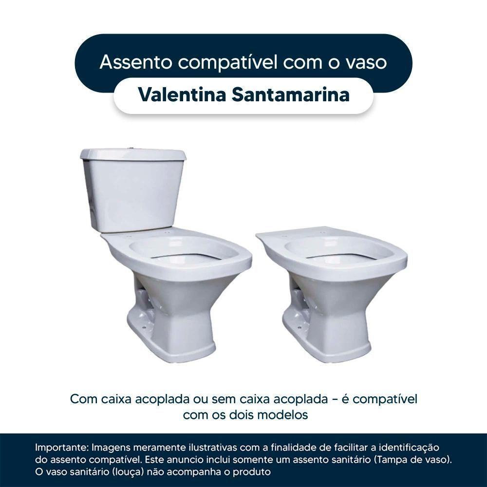 Tampa De Vaso Acrilico Transparente Valentina Para Bacia Santamarina 6lpf - 3