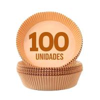 100 Unidades Formas Descartáveis Para Assar Cozinhar Antiaderente Para Airfryer - 1