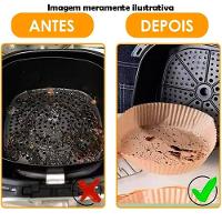 100 Unidades Formas Descartáveis Para Assar Cozinhar Antiaderente Para Airfryer - 2