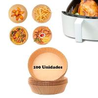 100 Unidades Formas Descartáveis Para Assar Cozinhar Antiaderente Para Airfryer - 6