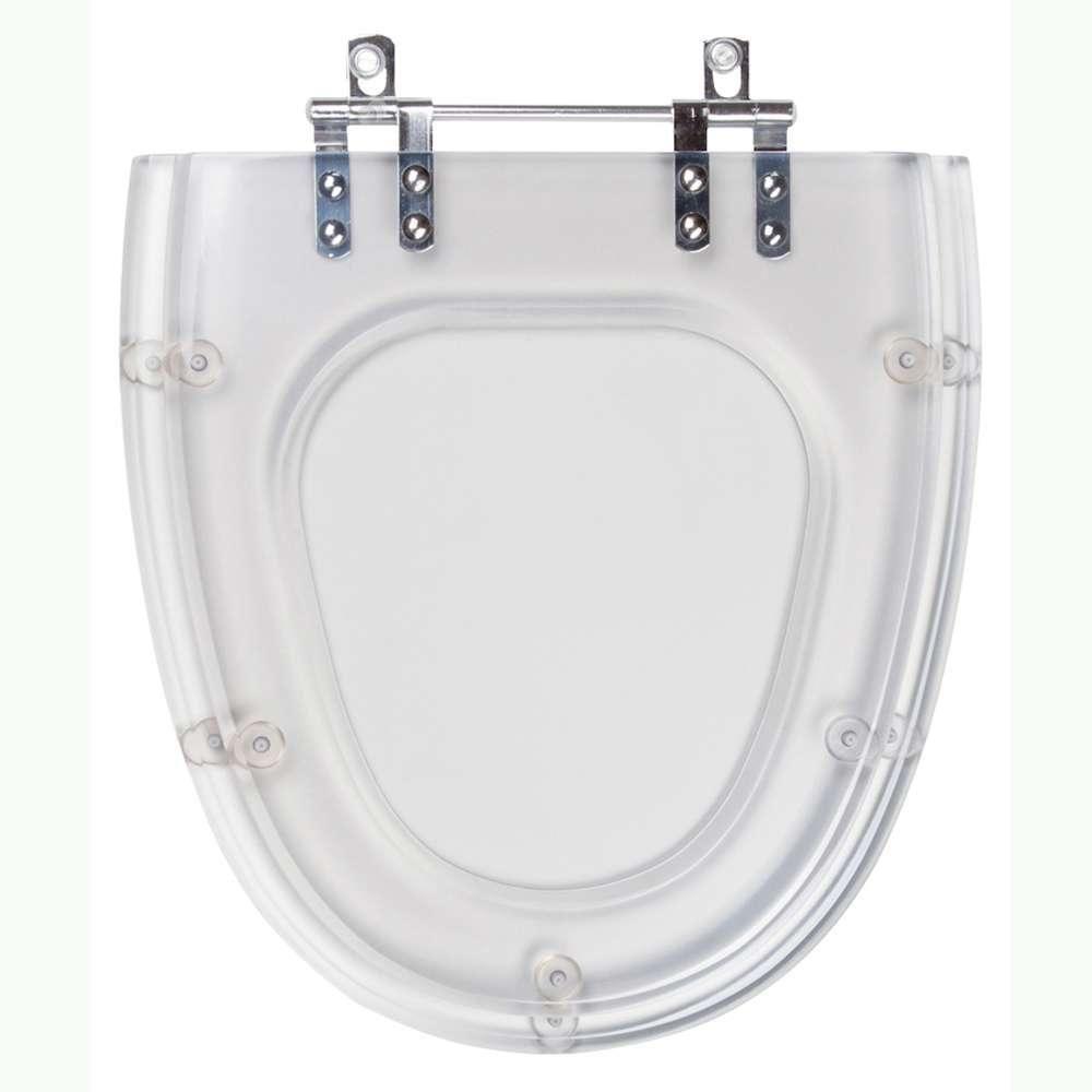 Tampa De Vaso Acrilico Transparente Up Para Bacia Celite 6lpf - 1