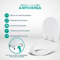 Tampa De Vaso Acrilico Transparente Smart Para Bacia Celite 6lpf