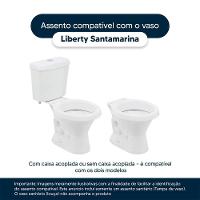 Tampa De Vaso Acrilico Transparente Liberty Para Bacia Santamarina 6lpf - 3